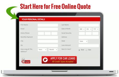 Get approved for online car loans financing